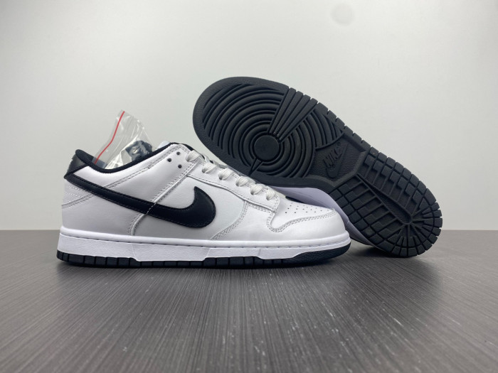 nike dunk low white black wmns dd1503-113