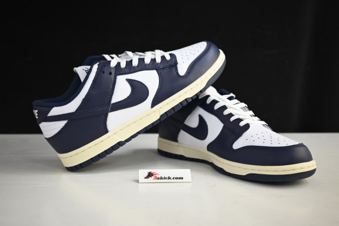 nike sb dunk low navy blue white dd1503-115