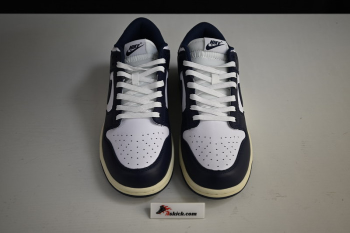 nike sb dunk low navy blue white dd1503-115
