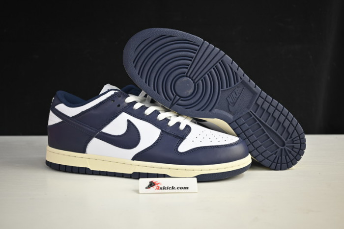 nike sb dunk low navy blue white dd1503-115