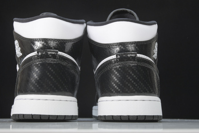 air jordan 1 mid carbon fiber dd1649-001
