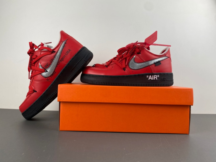 Off-White x Nike Air Force 1 Low Red DD1876-600