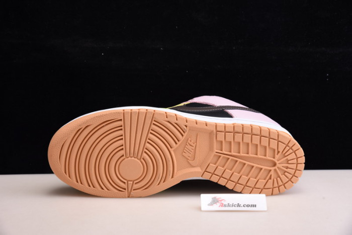 nike dunk low le oil green multi camo dh0957-001