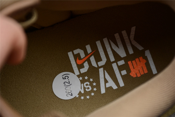 nike dunk low sp undefeated canteen dunk vs. af1 pack dh3061-200