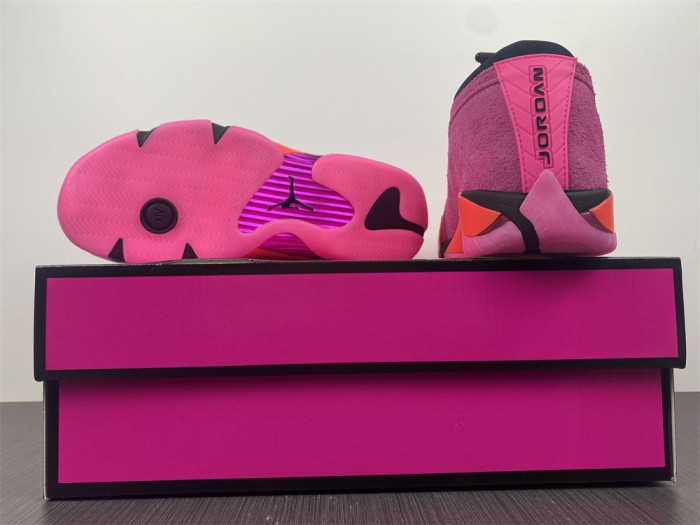air jordan 14 low wmns “shocking pin” dh4121-600