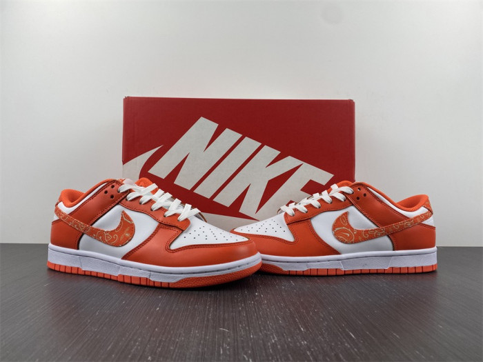 nike dunk low essential paisley pack orange dh4401-103