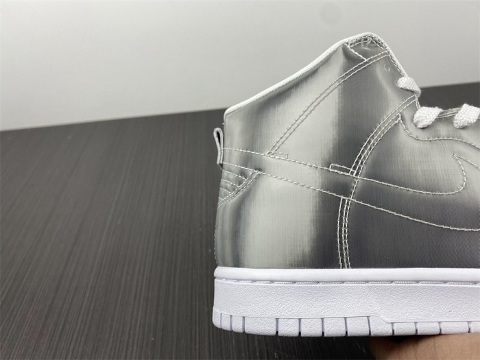 nike dunk high clot metallic silver dh4444-900