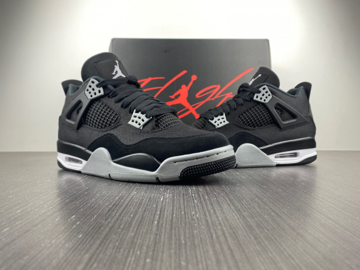 air jordan 4 “black canvas” dh7138-006