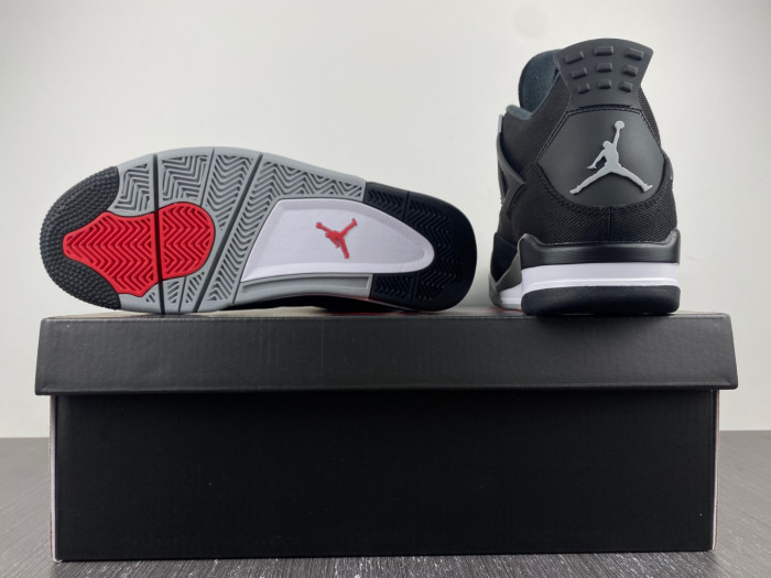 air jordan 4 “black canvas” dh7138-006