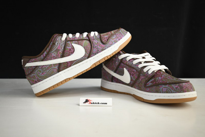 nike sb dunk low pro paisley brown dh7534-200