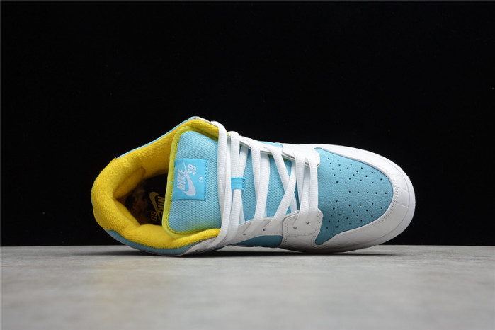 nike sb dunk low pro ftc lagoon pulse (regular box) dh7687-400
