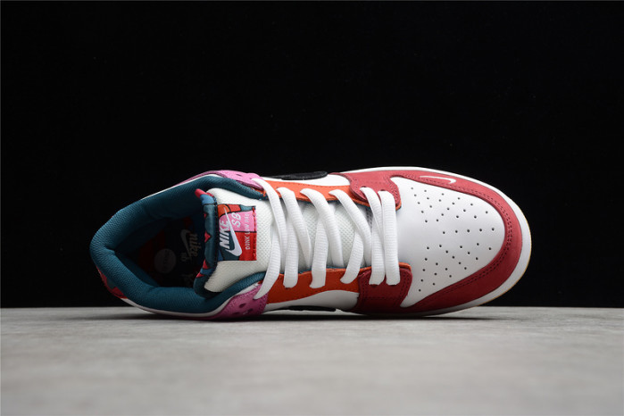 q32 parra x nk sb dunk low”multi-color 2021″ dh7695-100