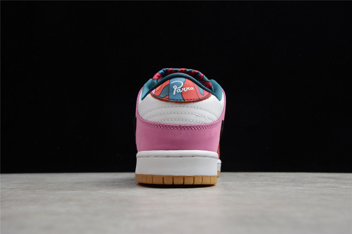 q32 parra x nk sb dunk low”multi-color 2021″ dh7695-100