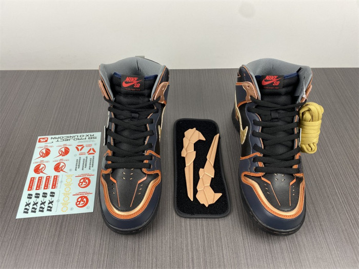 nike sb dunk high rx-0 unicorn gundam 02 banshee dh7717-400