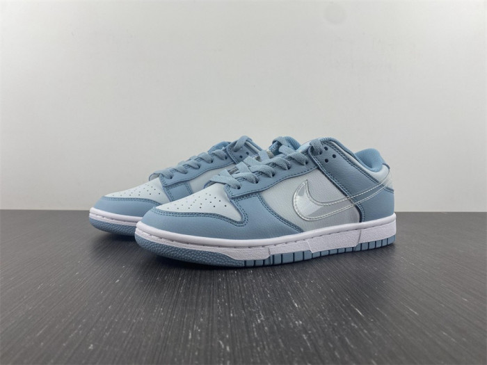 nike dunk low clear blue dh9765-401