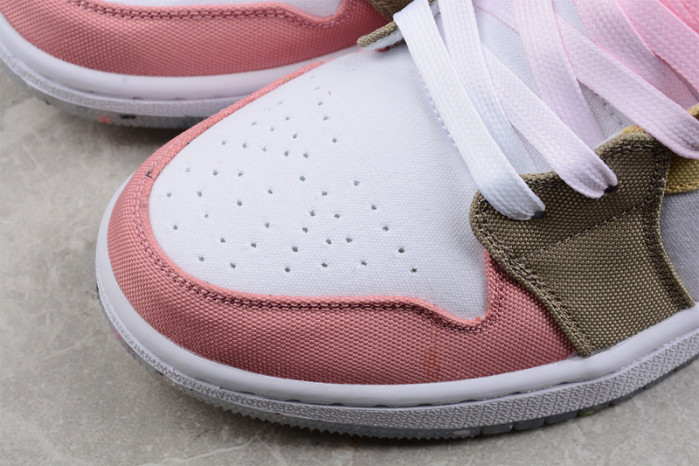 air jordan 1 mid se pastel vivid green grind dj0338-100