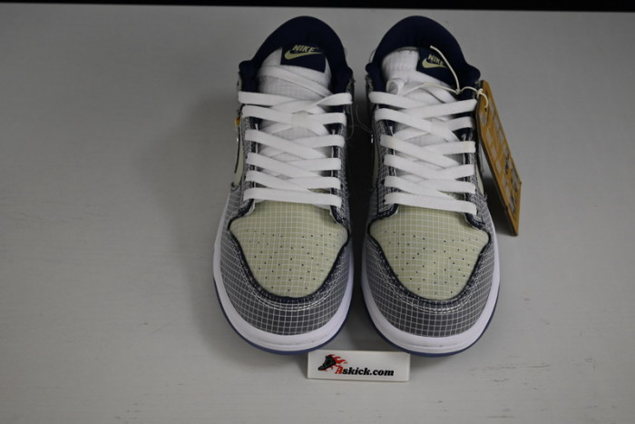 nike union la x dunk low midnight navy dj9649-401