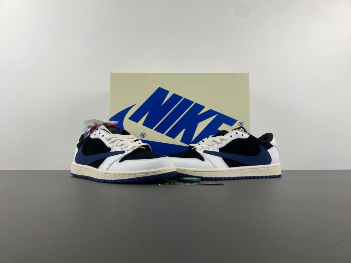 Travis Scott x Air Jordan 1 Low Blue DM7866-713