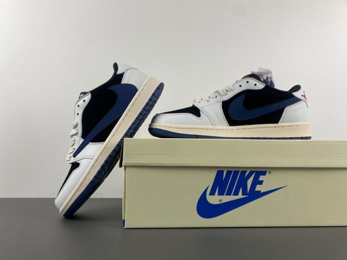 Travis Scott x Air Jordan 1 Low Blue DM7866-713
