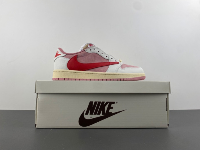 Travis Scott x Air Jordan 1 Low OG DM7866-pink