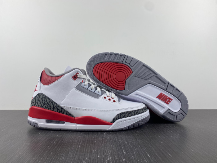 air jordan 3 retro fire red (2022) dn3707-160