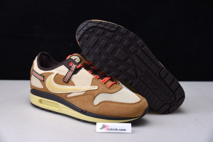 travis scott x nike air max 1 wheat do9392-701