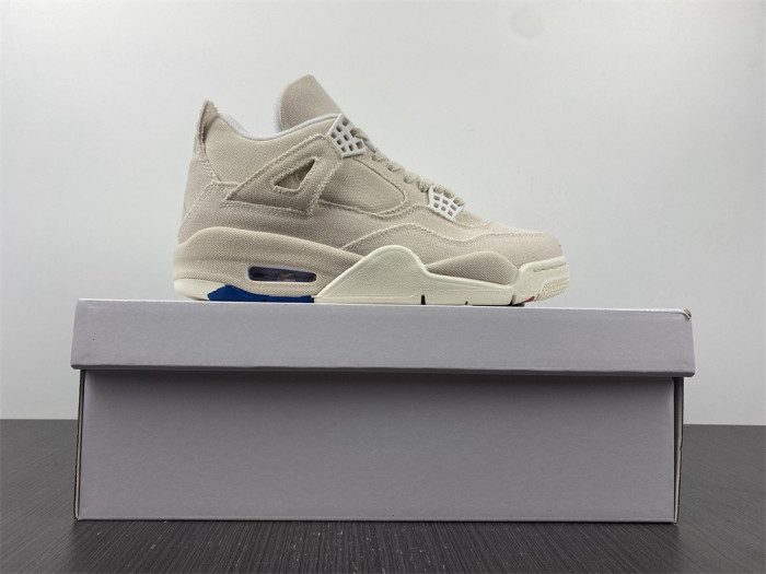air jordan 4 retro blank canvas (w) dq4909-100