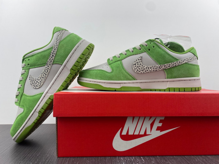 nike dunk low as safari chlorophyll dr0156-300