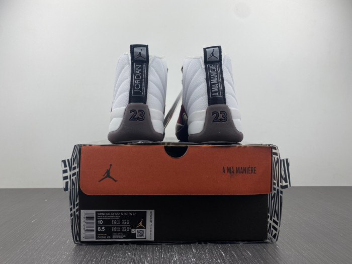 air jordan 12 retro sp a ma maniére white dv6989-100