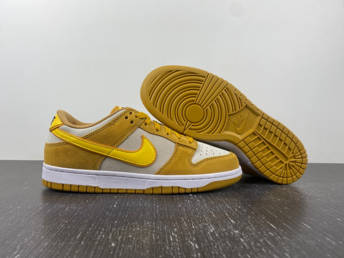 nike dunk low celestial gold suede dv7411-200