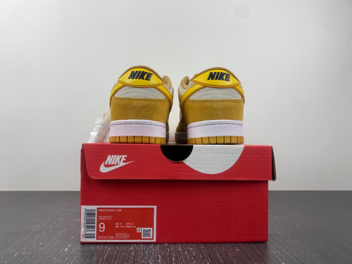 nike dunk low celestial gold suede dv7411-200