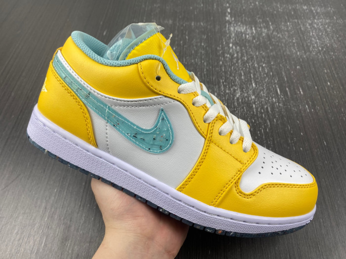 air jordan 1 low gs “citron pulse” dx4375-800