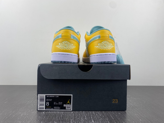 air jordan 1 low gs “citron pulse” dx4375-800