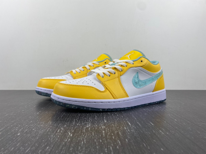 air jordan 1 low gs “citron pulse” dx4375-800