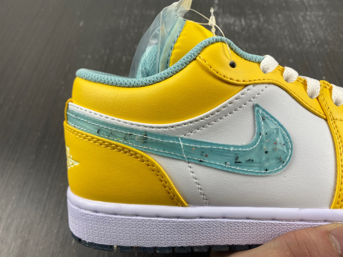 air jordan 1 low gs “citron pulse” dx4375-800
