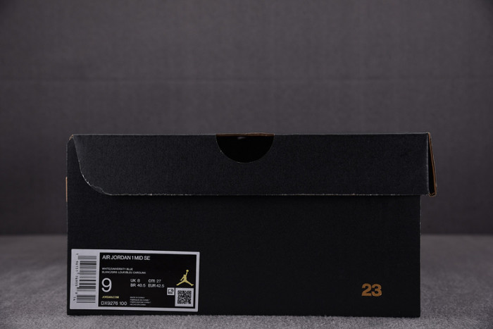 air jordan 1 mid “university blue” dx9276-100