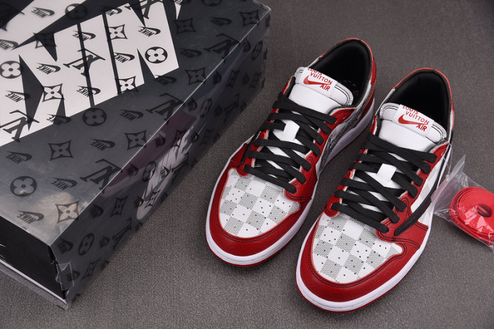 LV x Air Jordan 1 Low x Off-White x Travis Scott DZ2403-006