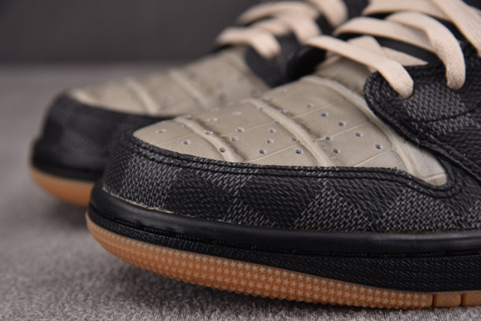 LV x Air Jordan 1 Low x Off-White x Travis Scott DZ2505-001