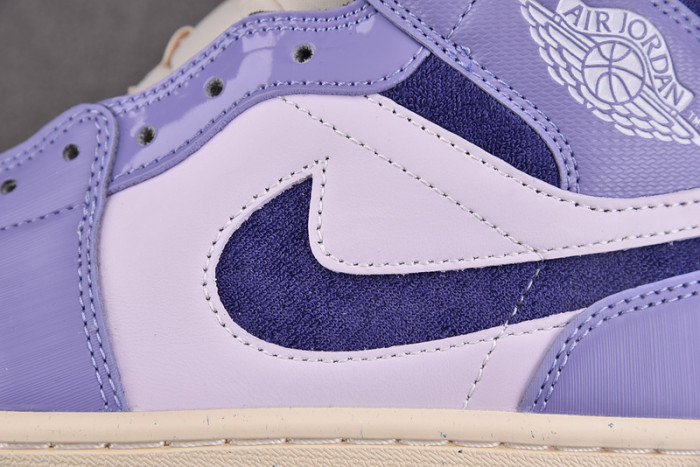 air jordan 1 mid se chenille sky j light purple dz3745-500