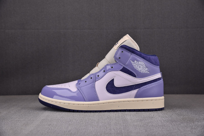 air jordan 1 mid se chenille sky j light purple dz3745-500