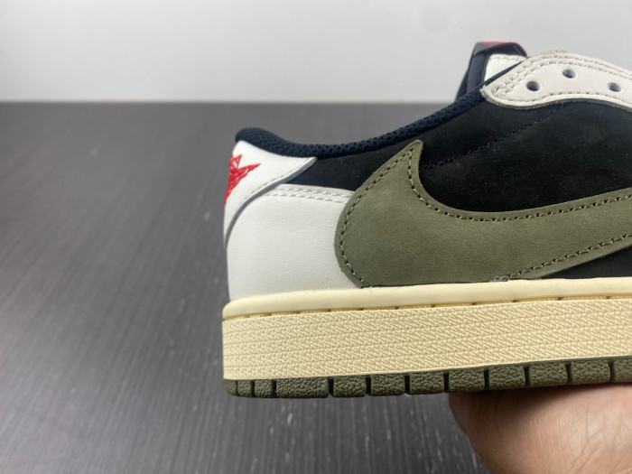 travis scott x air jordan 1 low og “olive” dz4137-106