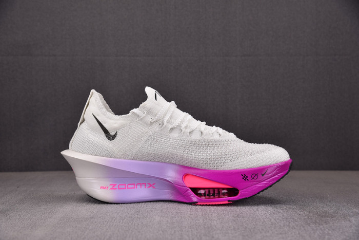 nike air zoom alphafly next% 3 fp white purple agate fd8311-100