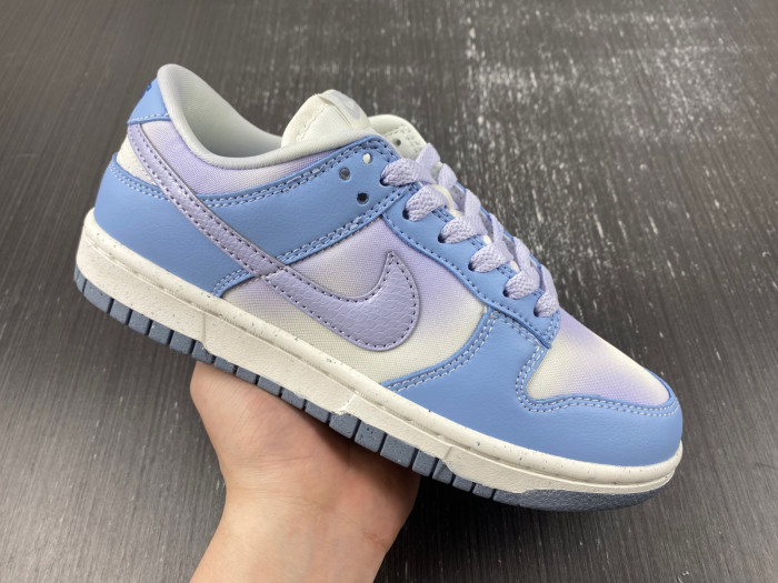 nike dunk low blue airbrush canvas fn0323-400
