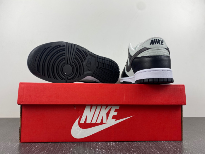 nike dunk low grey black orange mini fn7808-001