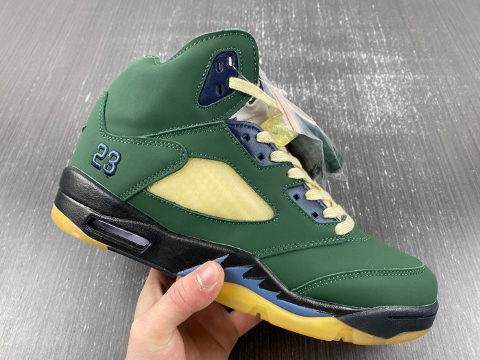 air jordan 5 "navy green” fz5758-003