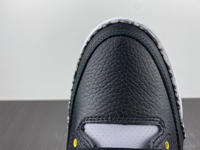 air jordan 3 retro oregon ducks pit crew black