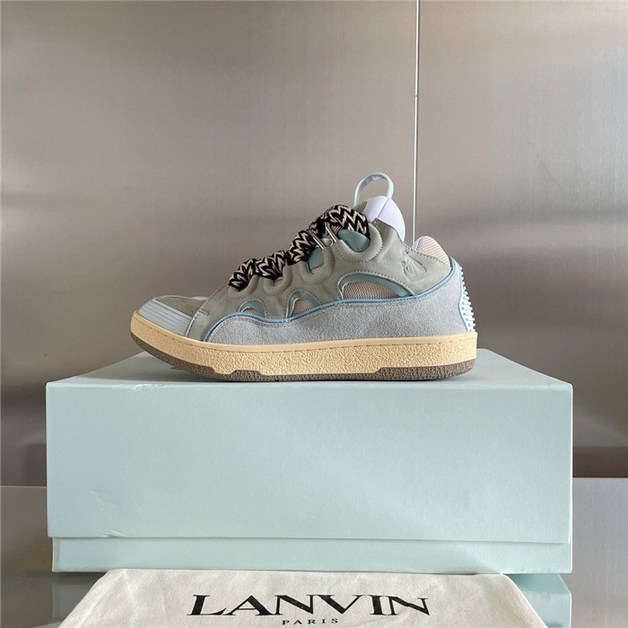 lanv1n leather curb sneakers