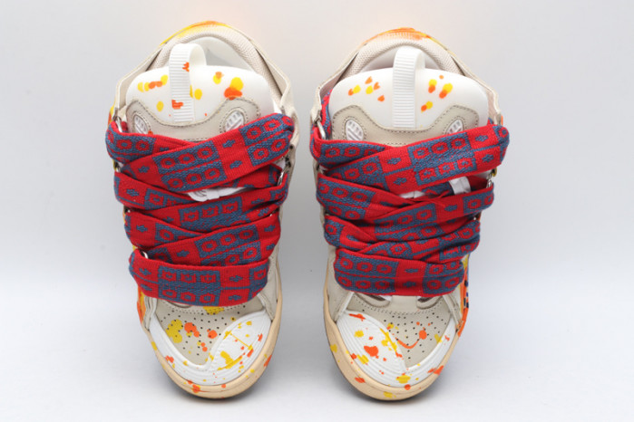 lanv1n leather curb sneakers