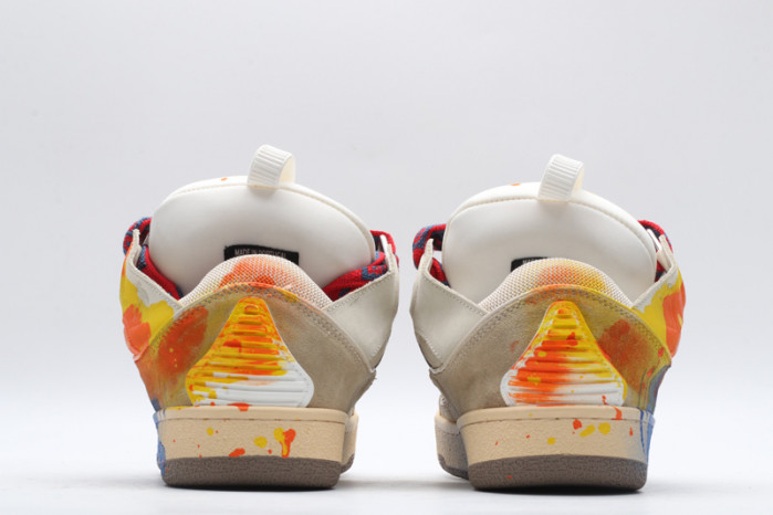 lanv1n leather curb sneakers