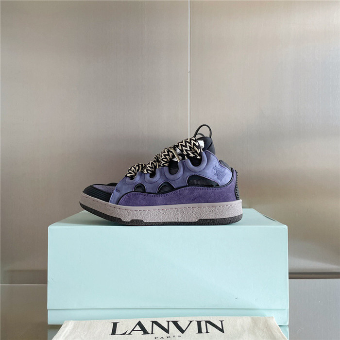 lanv1n leather curb sneakers